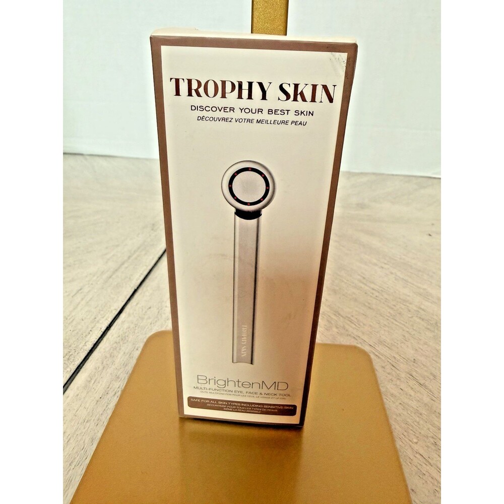 Trophy Skin BrightenMD Eye Face Neck Beauty Tool Tested New in Box Tested